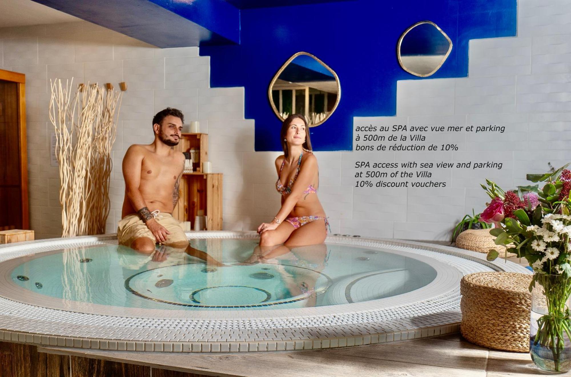 Blue Summer Vibes Apartment For 4P, Ac, Parking, Beach At 50M, Spa Access -1 Λα Σιοτά Εξωτερικό φωτογραφία
